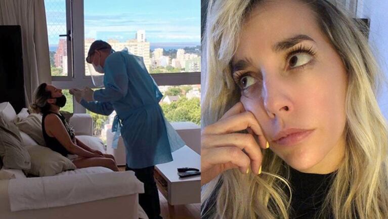 Tamara se hisopó por quinta vez y dio positivo.