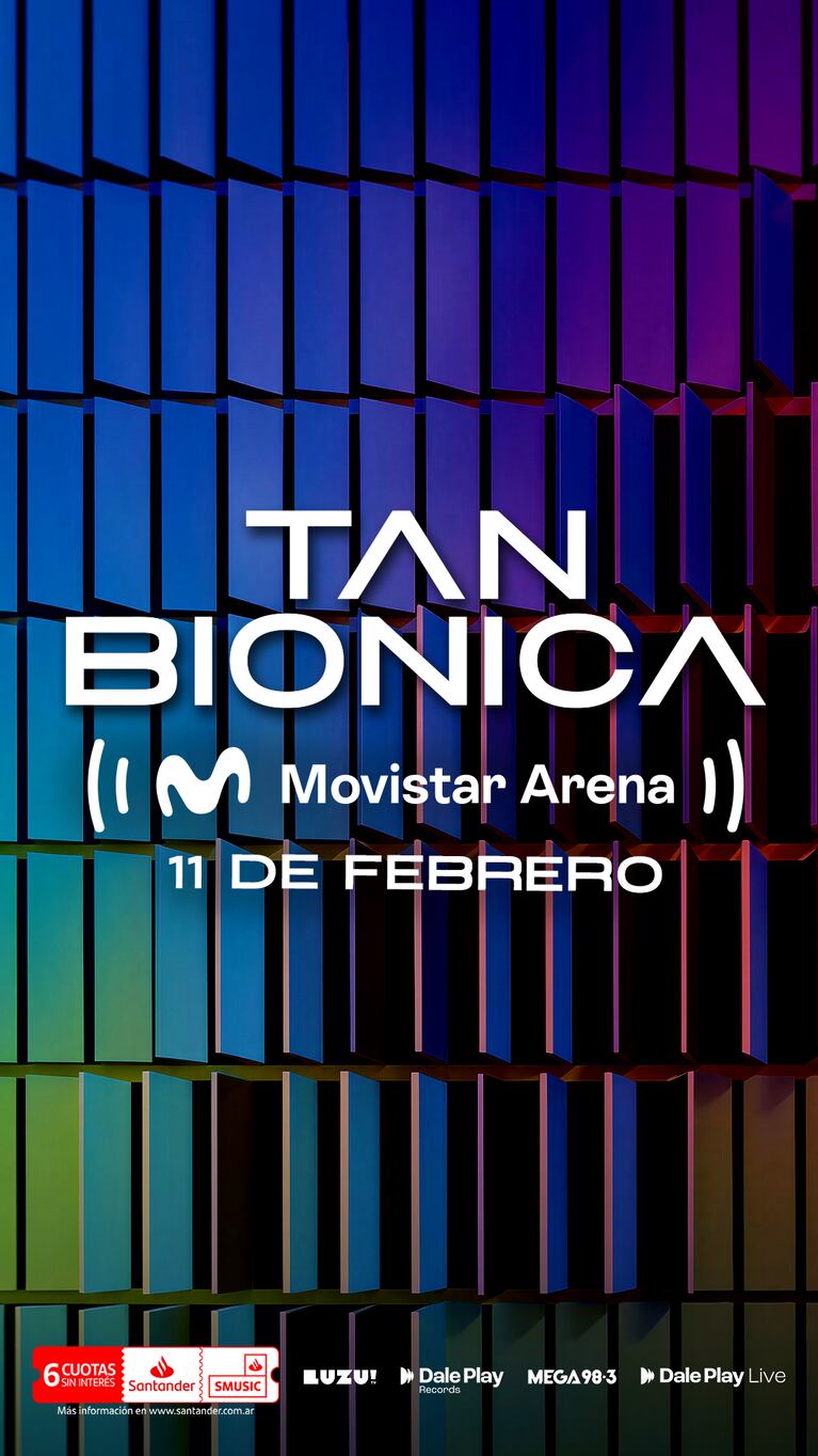 Tan Biónica vuelve al Movistar Arena con una nueva fecha: cuándo es el show y cómo comprar las entradas