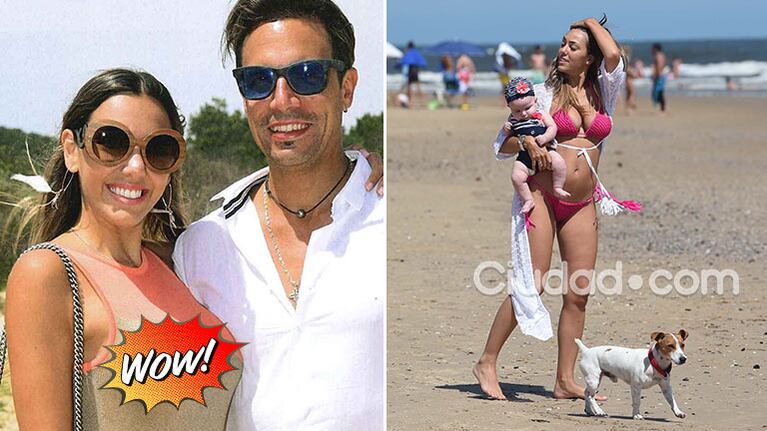 ¡Tapate, neta! El blooper hot de Floppy Tesouro en las playas de Punta. Foto: revista Caras - Ciudad.com