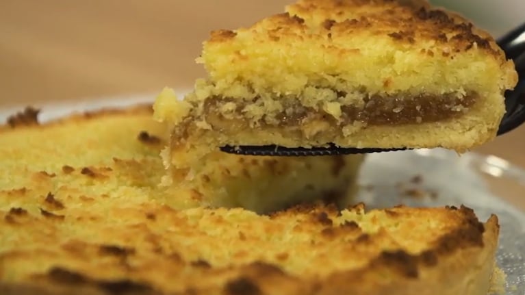 tarta, membrillo, coco