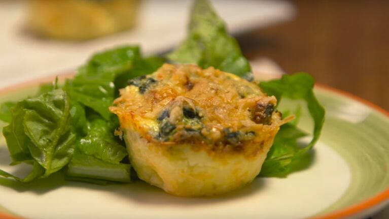 Tarteleta de espinacas sin gluten: la receta para una dieta rica y saludable