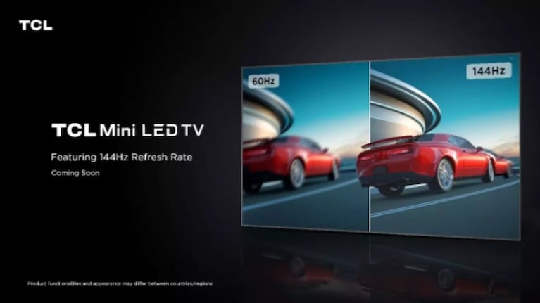 TCL presenta sus nuevos televisores Mini LED de 144Hz
