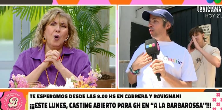 “Te fuiste al carajo”: Georgina Barbarossa ubicó en vivo a un postulante a Gran Hermano 2023