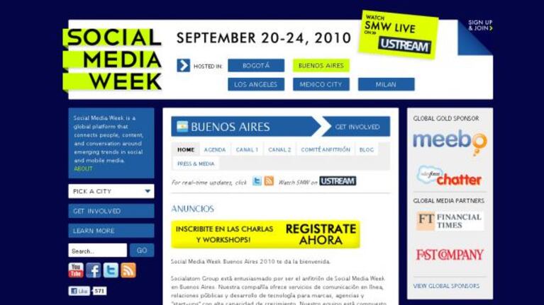 ¿Te gusta la tecnología? ¡No te pierdas el Social Media Week BA!