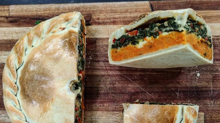 Te salva un almuerzo o cena: Tarta bicolor