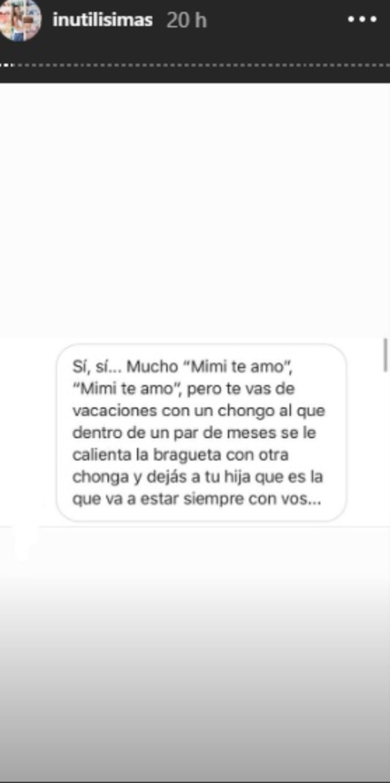 Tefi Russo, la esposa del Pollo Álvarez, mostró los insultos que le dedican los haters: "Me encanta bloquear cuentas"