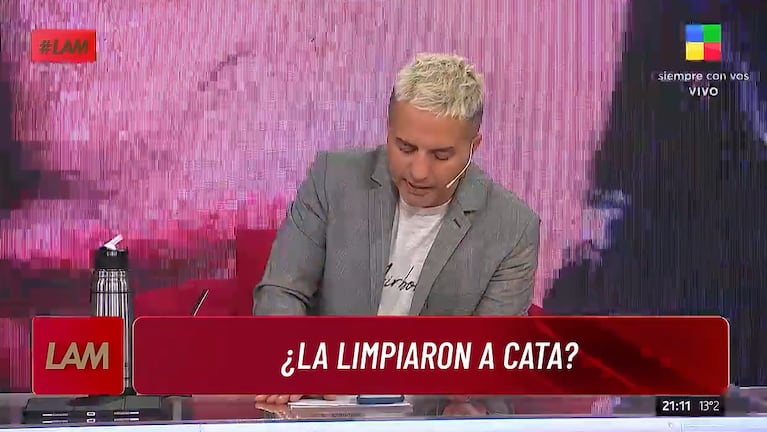 Telefe acusa a Cata de ser una de las fuentes de Ángel.