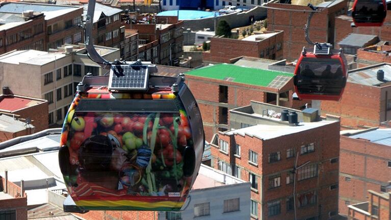 Teleférico boliviano ingresó al libro de Récord Guinness
