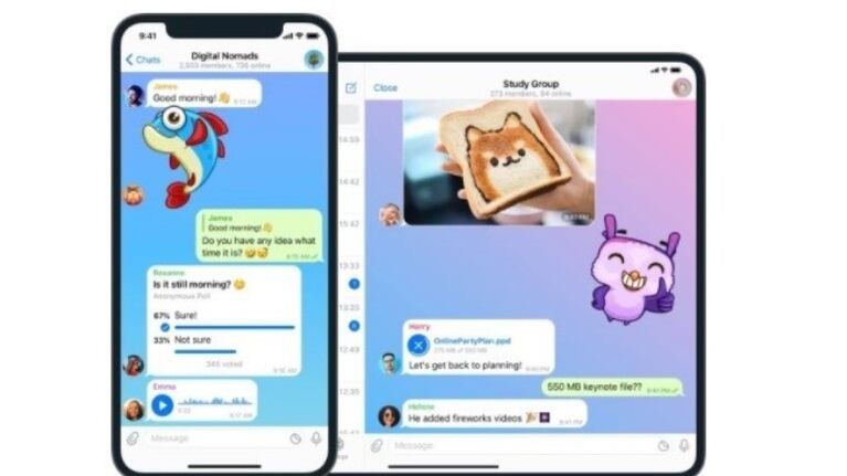 Telegram facilitará la migración de chats de Whatsapp a su servicio. Foto:DPA.