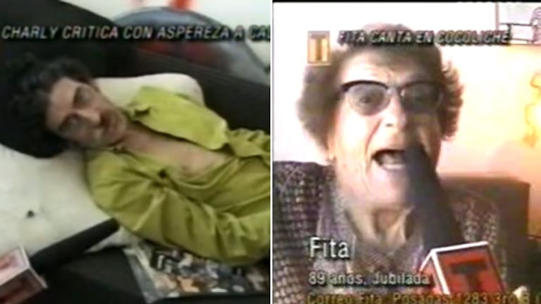 Televisión Abierta, en sus comienzos: desde un Charly García pegándole a Calamaro, a una Fita superstar.