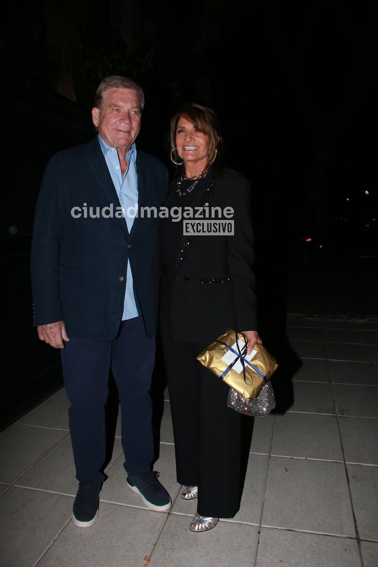 Teresa Calandra en el cumpleaños de Marcela Tinayre (Foto: Movilpress).