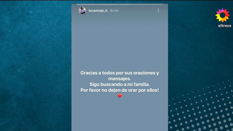 Terremoto en Venezuela: Lucas Trejo busca desesperadamente a su esposa y sus hijos