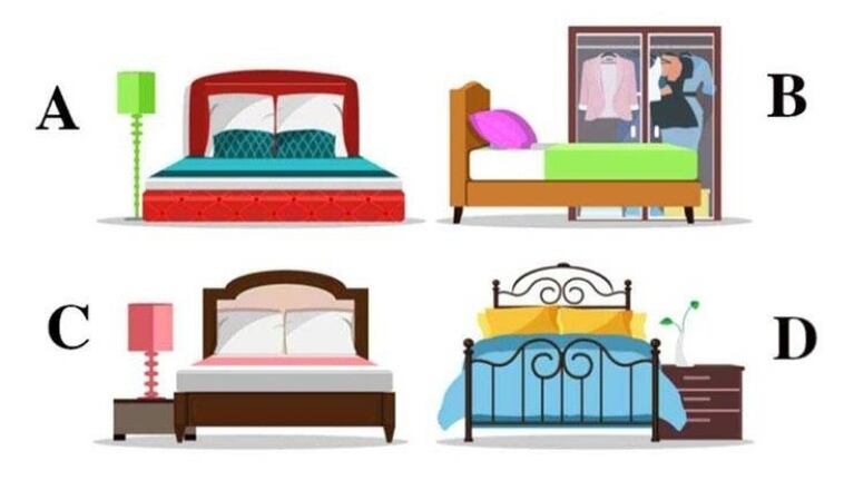 Test: ¿En qué cama dormirías?  Foto: LettoQuotidiano.