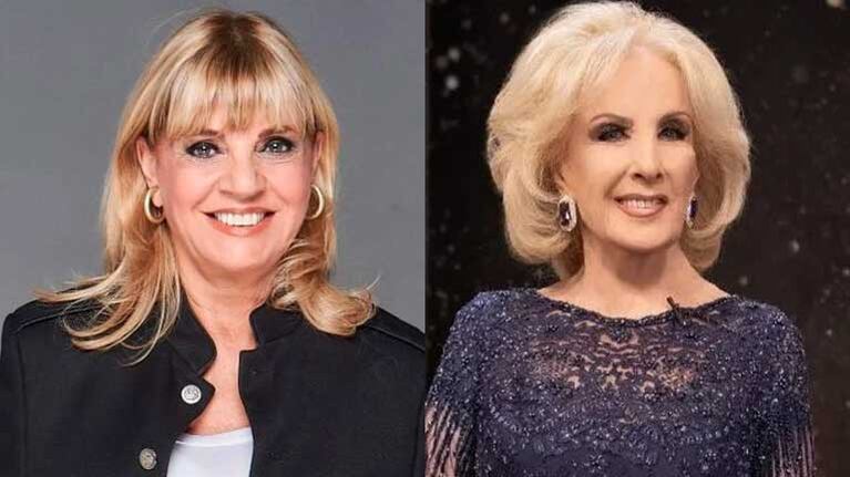 Teté pudo compartir el té con Mirtha y mostró como transita su post operatorio