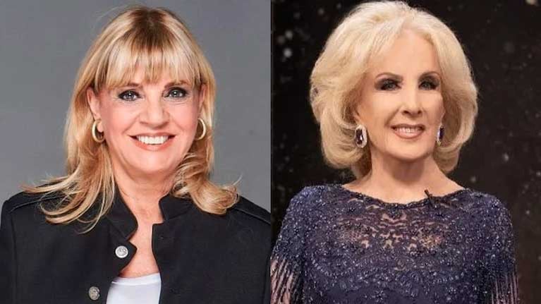 Teté pudo compartir el té con Mirtha y mostró como transita su post operatorio