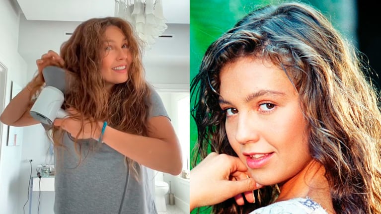 Thalía encontró el vestido de Marimar, recreó las escenas de la novela y causó furor.