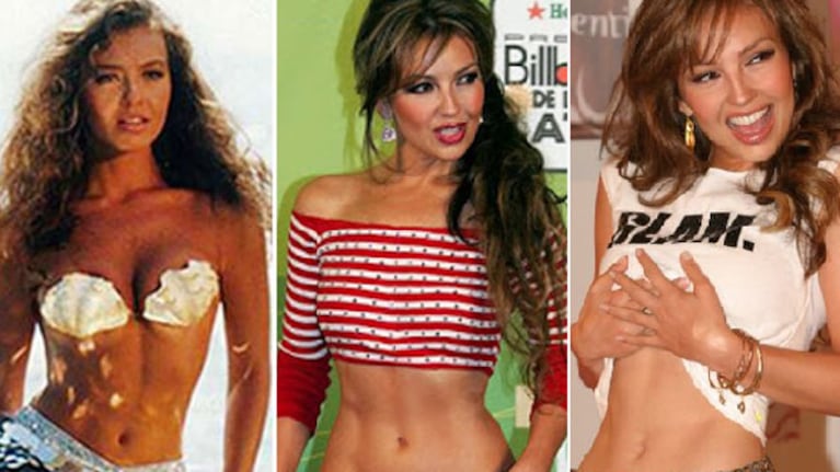 Thalía: revelan el gran secreto de la cintura de avispa de la cantante. (Foto: Web)