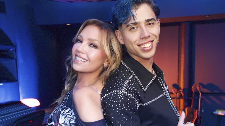 Thalía y Luck Ra. Foto: prensa