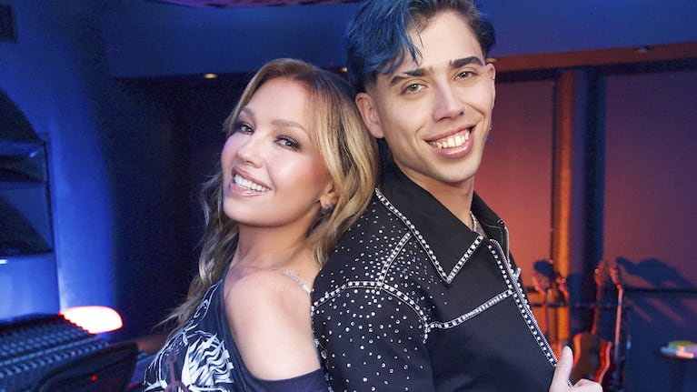 Thalía y Luck Ra. Foto: prensa