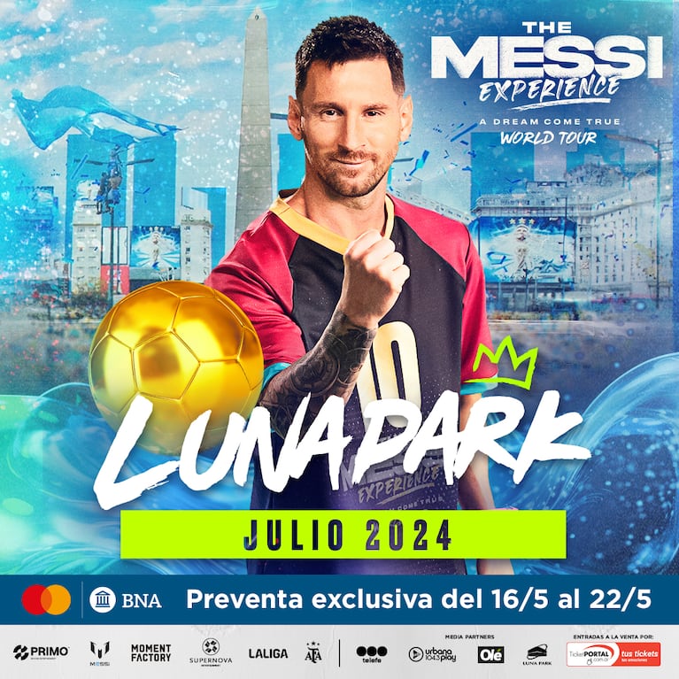 “The Messi Experience” World Tour: vacaciones de invierno en el Luna Park