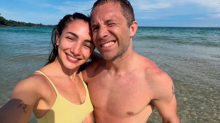 Thelma Fardin y Nico Riera, de vacaciones en Panamá (Foto: Instagram @soythelmafardin)