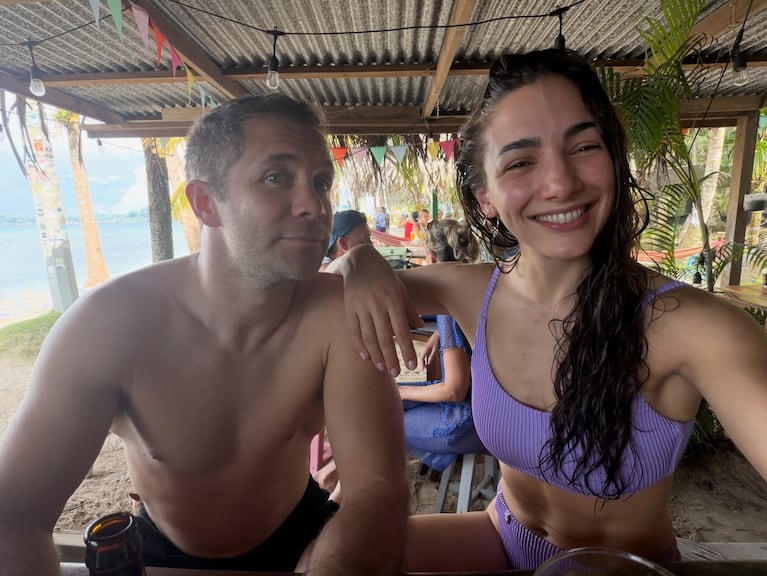 Thelma Fardin y Nico Riera, de vacaciones en Panamá (Foto: Instagram @soythelmafardin)
