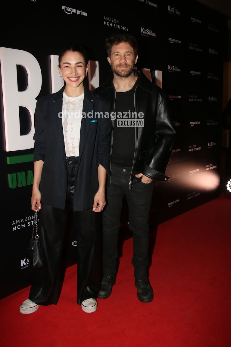 Thelma Fardín y Nicolás Riera en el estreno de Belén (Foto: Movilpress).