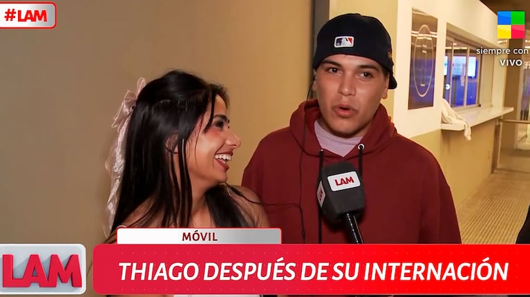 Thiago Medina le habló en vivo al hombre con el que chocó (Imagen América TV, LAM)