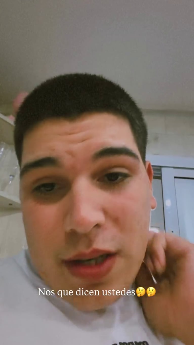 Thiago Medina reaccionó a los dichos de Daniela Celis sobre su miembro (Foto: captura de Instagram/@thi4go_km).