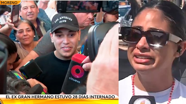 Thiago Medina recibió el alta y Daniela Celis se descompensó (TN lo cubrió en vivo)