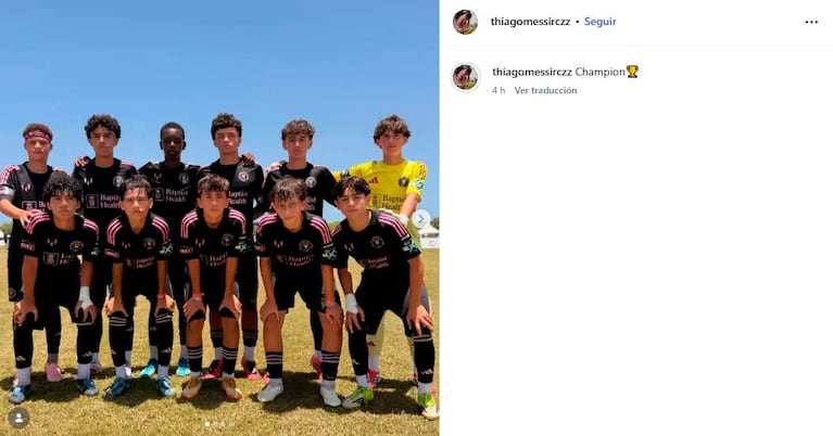 Thiago Messi (Foto: Instagram @intermiamicf_academy)