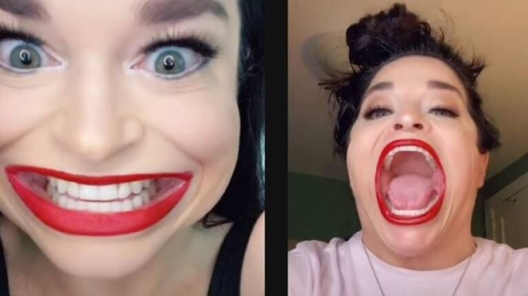 Tiene la boca más grande del mundo y gana 15 mil dólares por video