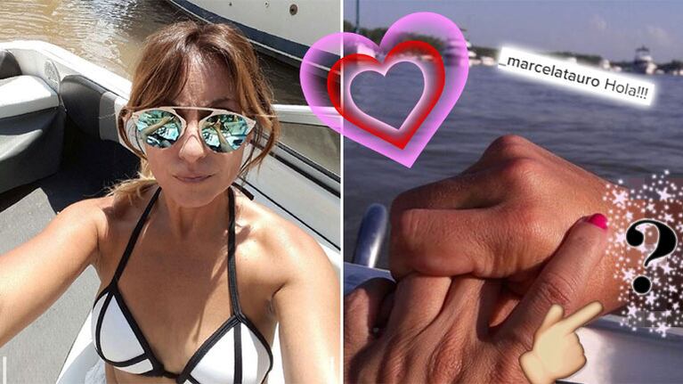 ¡Tiene novio! Marcela Tauro y la enigmática foto de un nuevo amor: el romántico detalle del misterioso caballero. (Foto: Instagram)