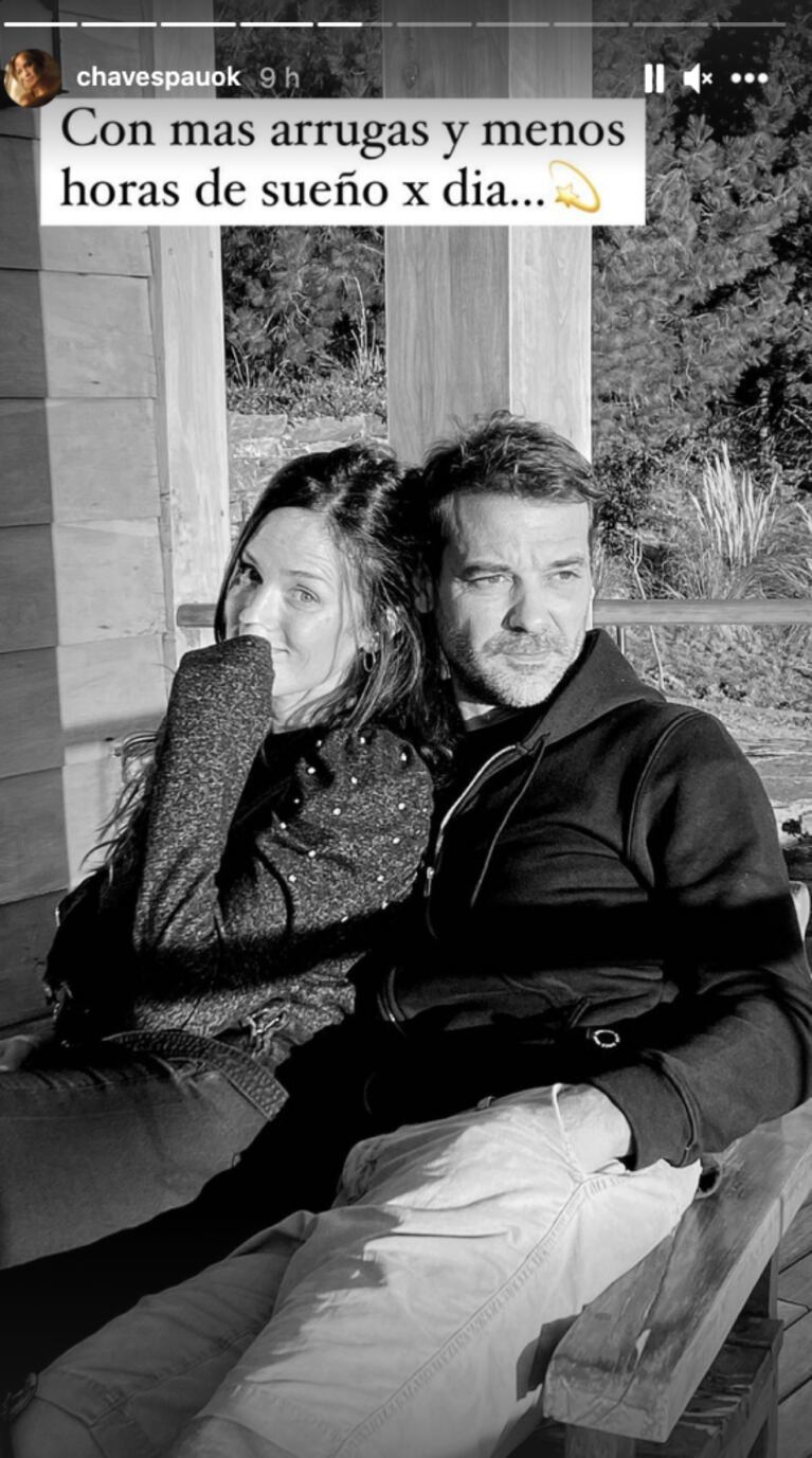 Tierno cruce de mensajes entre Paula Chaves y Pedro Alfonso: "Diez años así, como el primer día"