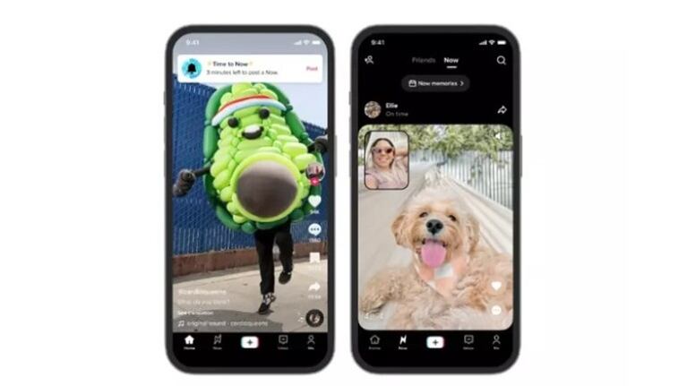 TikTok Now incorpora las alertas de BeReal para compartir una foto o vídeo al día