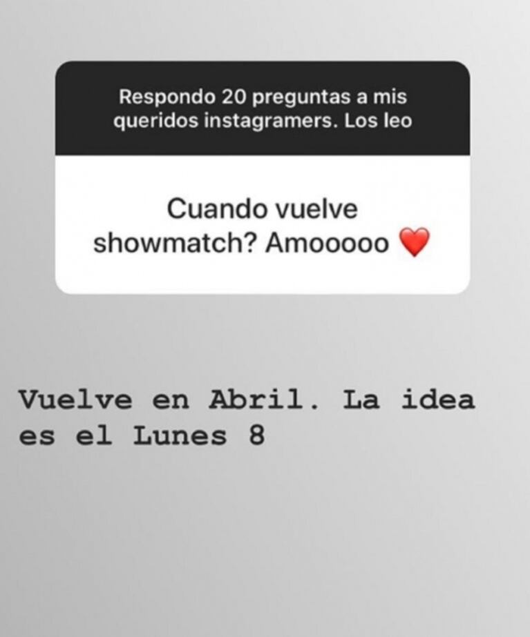 Tinelli contestó preguntas en Instagram: su futuro político, cuál de sus hijos cree que lo hará abuelo y más