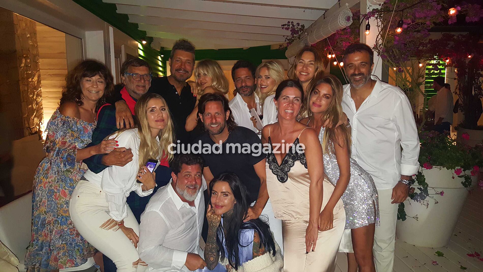 Tinelli y Guillermina Valdés, de vacaciones en Punta del Este