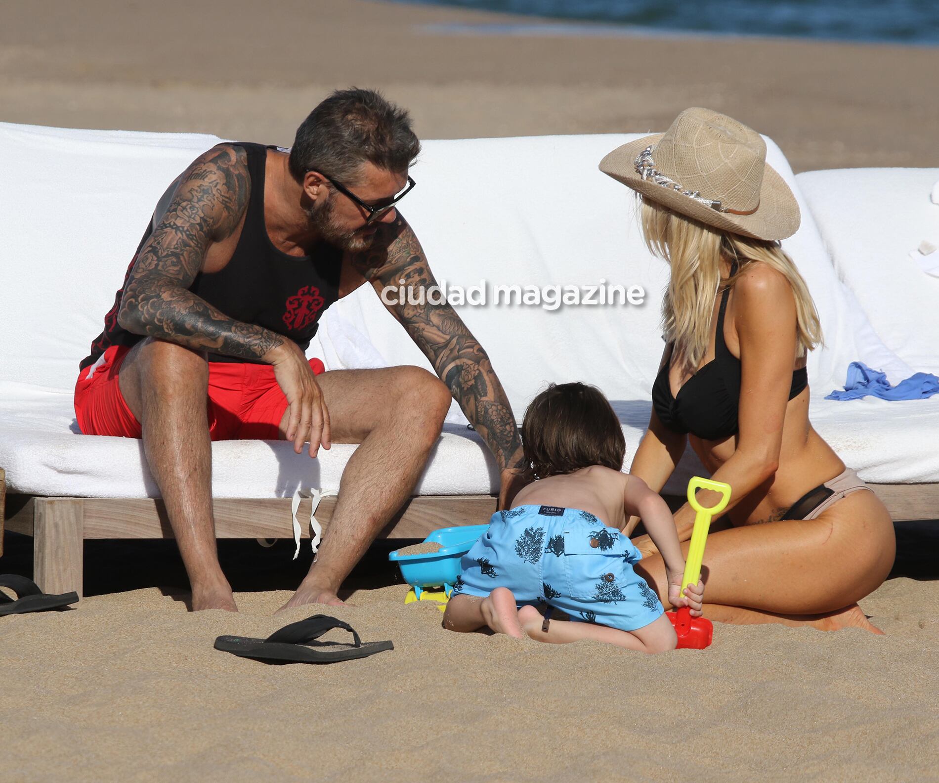 Tinelli y Guillermina Valdés, de vacaciones en Punta del Este