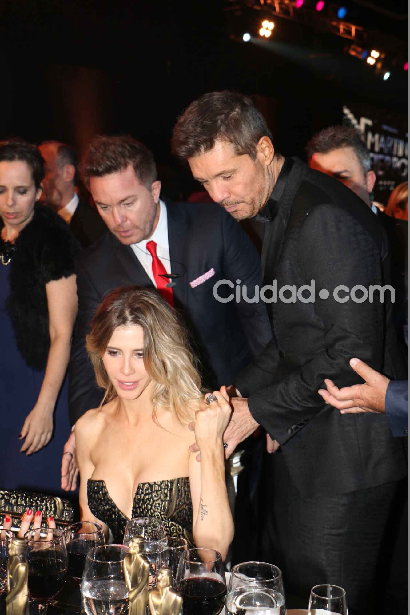 Tinelli y Guillermina Valdés: sus mejores fotos en los Martín Fierro (Fotos: Movilpress). 