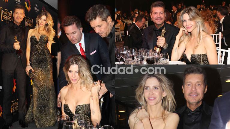 Tinelli y Guillermina Valdés: sus mejores fotos en los Martín Fierro (Fotos: Movilpress). 