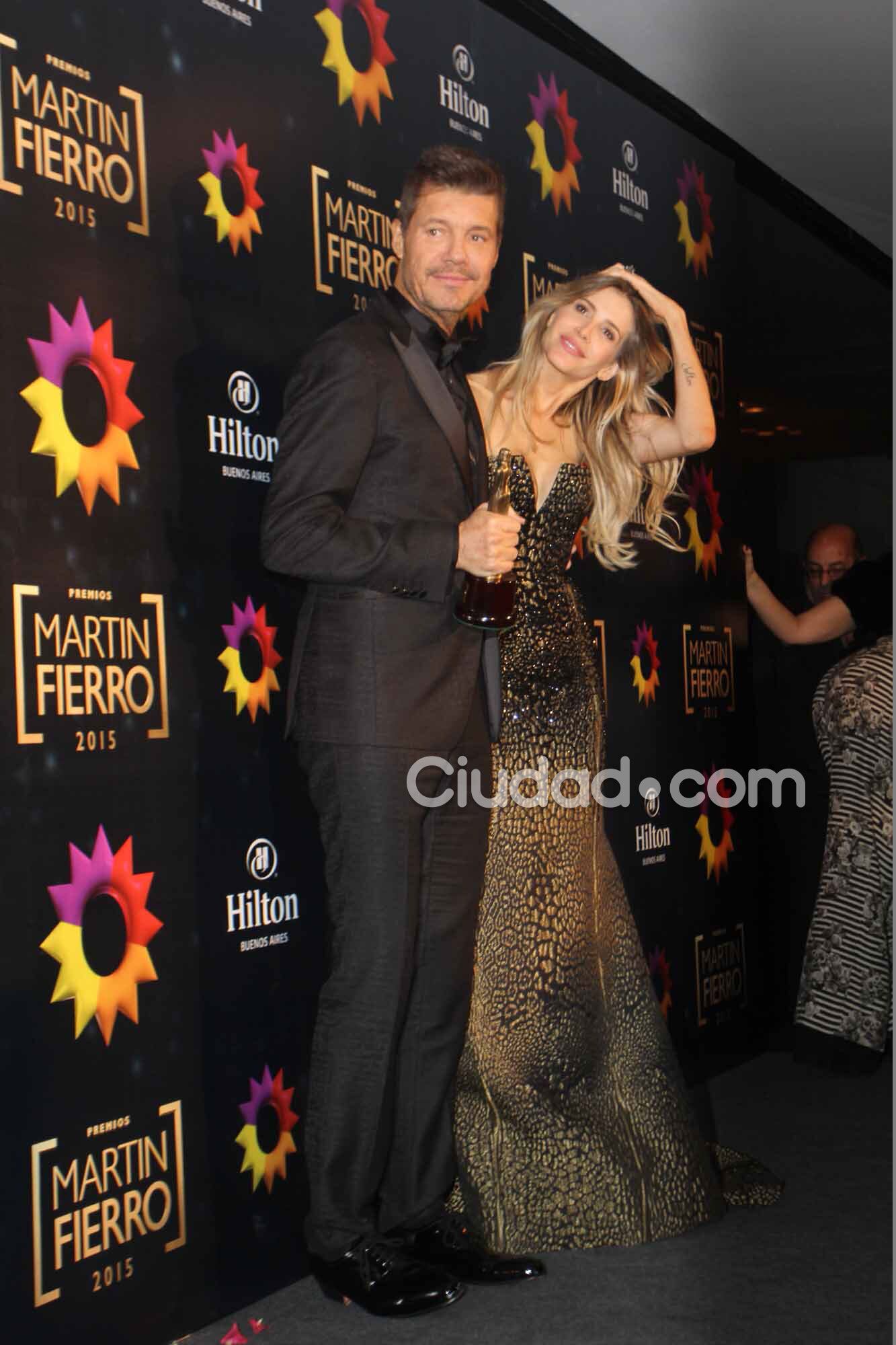 Tinelli y Guillermina Valdés: sus mejores fotos en los Martín Fierro (Fotos: Movilpress). 