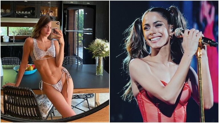 Tini Stoessel compartió una selfie súper hot en bikini