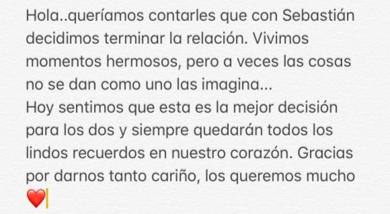 Tini Stoessel confirmó su separación de Sebastián Yatra, tras un año de amor: "A veces las cosas no se dan como uno las imagina"