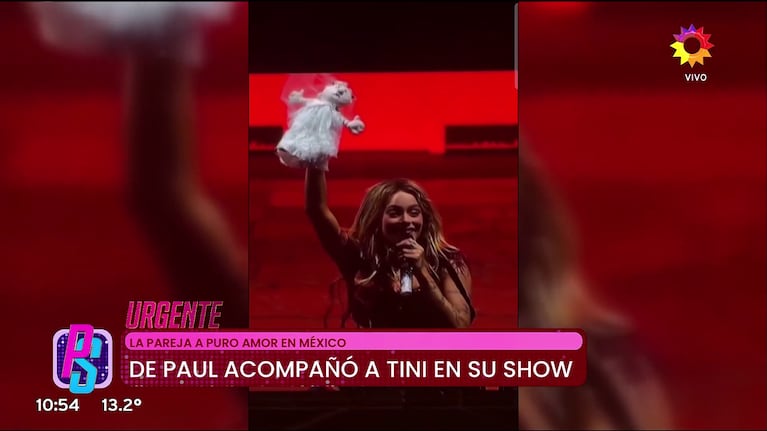 Tini Stoessel en el recital de Guadalajara, México.