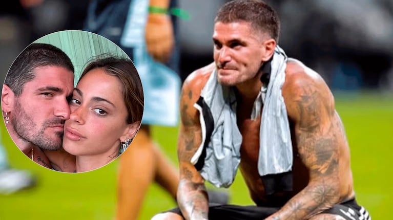 Tini Stoessel le dedicó un romántico mensaje a Rodrigo De Paul: “Te amo tanto, mi amor”