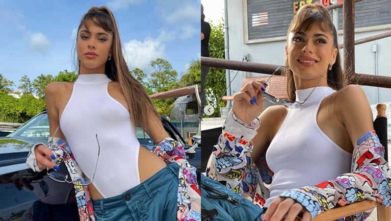 Tini Stoessel lució un original look desde Miami que generó una inmensa ola de likes.