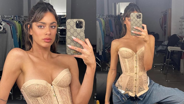 Tini Stoessel sorprendió luciendo un corset y cosechó más de un millón de likes.