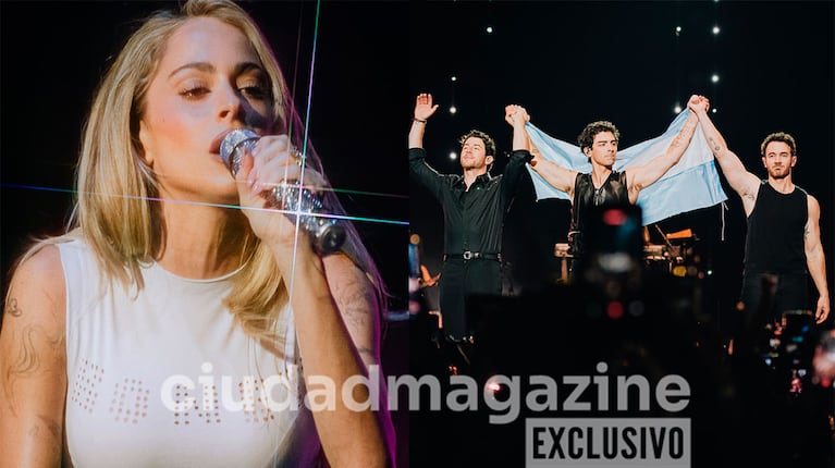 Tini Stoessel y Jonas Brothers en el Movistar Arena (Fotos: Movilpress).