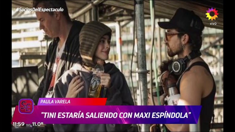 Tini Stoessel y Maxi Espíndola.