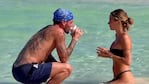 Tini Stoessel y Rodrigo de Paul, a puro amor en la playa caribeña. (Foto: @tinistoessel)